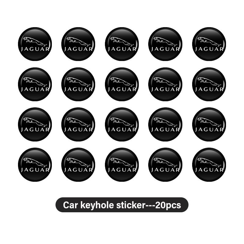 For Jaguar Car Key Sticker Logo 3D Metal Car Key Sticker Emblem S-Type F-Type X-Type F-Pace I-Pace E-Pace XFR XKR NN92