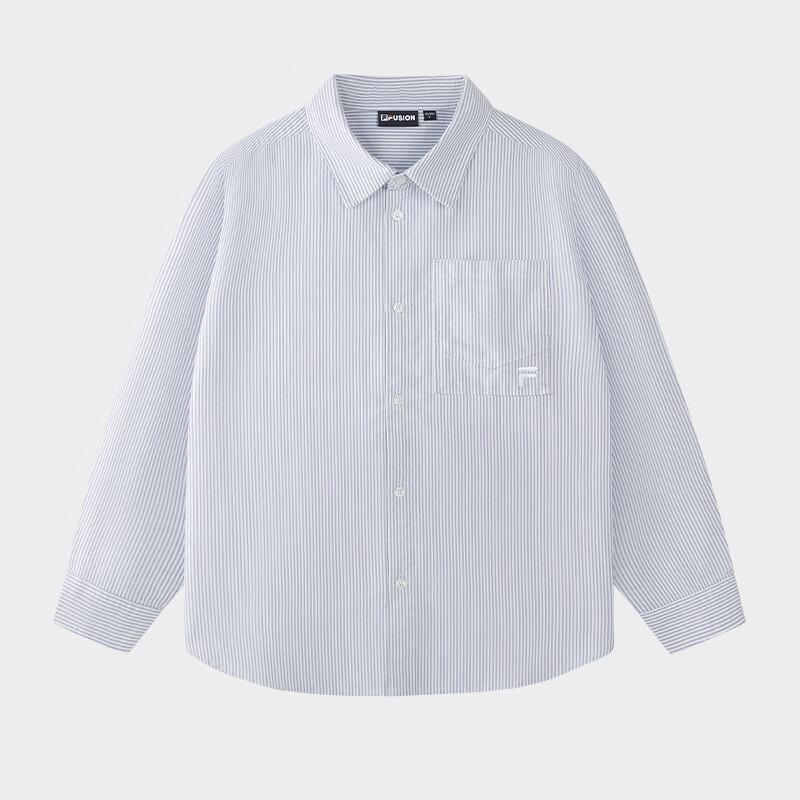 FILA FUSION Unisex Long Sleeve Woven Shirt EU 39