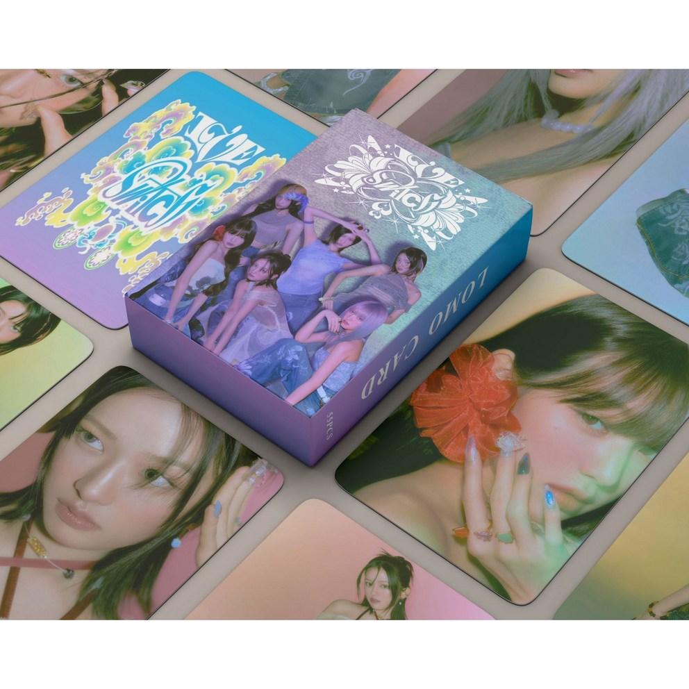 Okerin 2024 New Arrival Ive Photocard IVE SWITCH 55 Sheets Ive Idol Goods Photocard