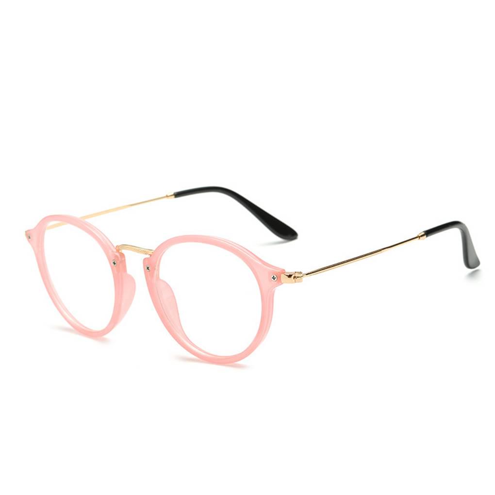 

Unisex Retro Myopia PC Frame Eyeglasses Vintage Resin Lens Transparent Frame