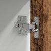 Hanging Cabinet In Vintage Wood and White 50 X 31 X 100 Cm Engineered Wood