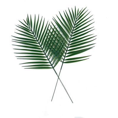 Dirbtinis žalias augalas Vienas netikras lapas Žalias laisvas saulėgrąžos „Pasidaryk pats“ priedai Šventės dekoracija Namų apyvokos daiktai