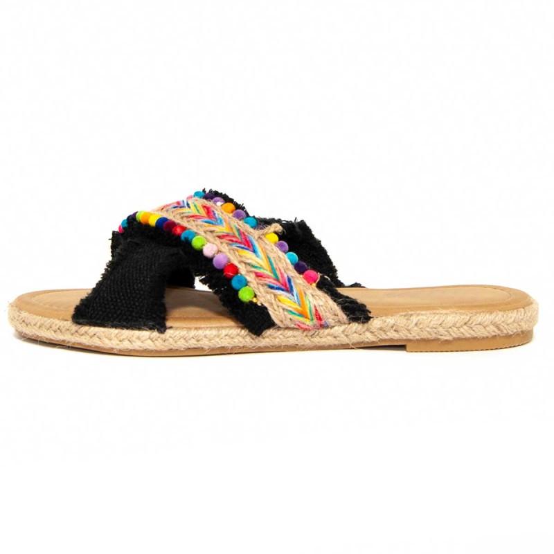 Sandalia Plana Para Mujer. Montevita Indiplasa2 105003