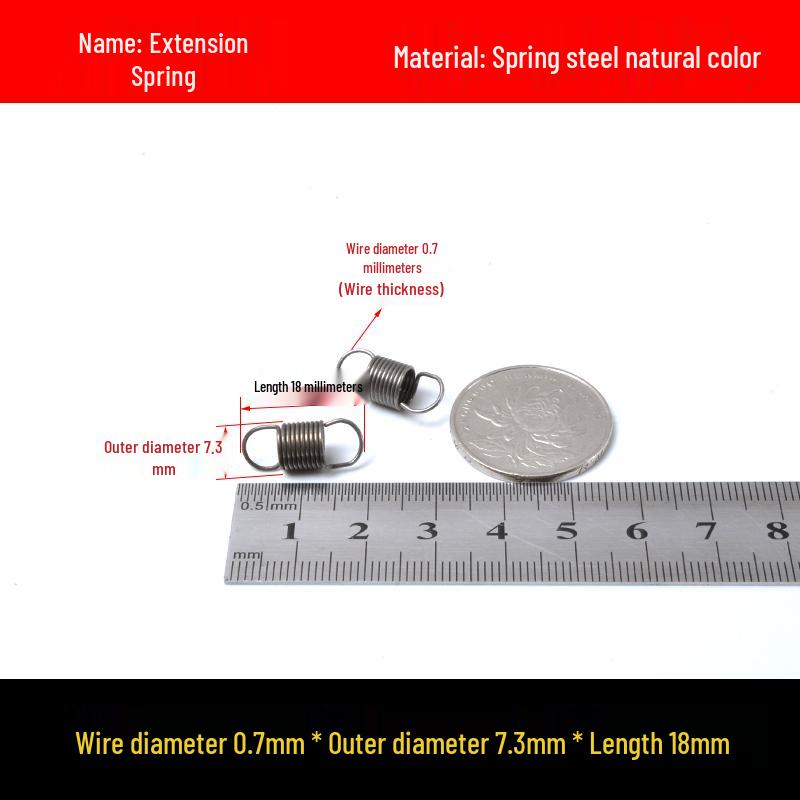Stainless Steel Spring Hook for Microwave Oven Handle, Wire Diameter 0.6/0.7