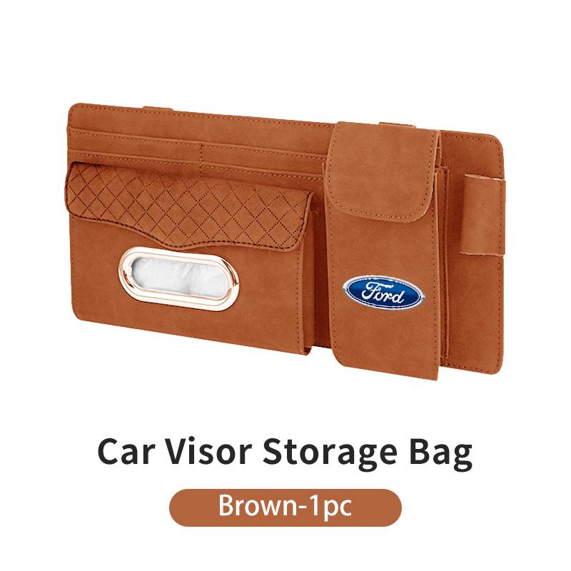Car Accessories Sunvisor Tissue Box Paper Towel Storage Holder For Ford Fiesta Ranger Mondeo Escape Ecosport Fusion Explorer