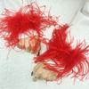 Feather Slap Bracelet Wrist Feather Cuffs Feather Wristband Women Hair Accessories Sexy Wristband Bracelet