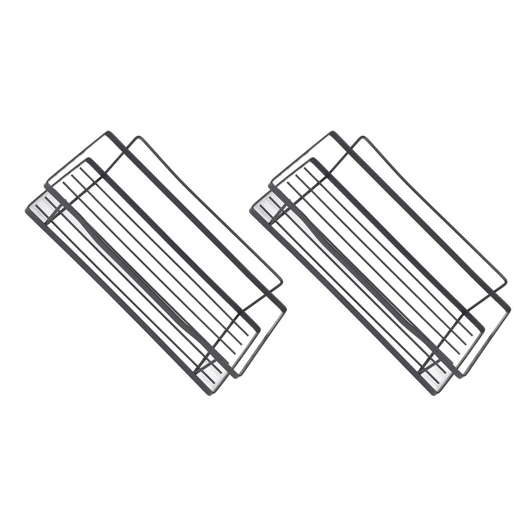 Badezimmer Wandorganizer Rostfrei Klebend Kohlenstoffstahl Duschablagen mit Haken für Toilette