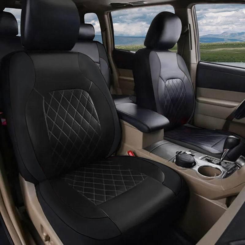 Universal PU Leather Car Seat 9-Piece Set - All-Season Style