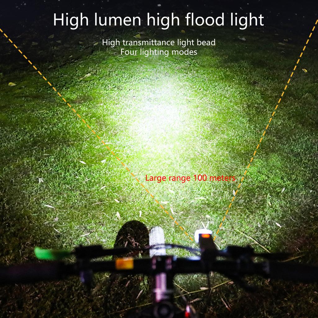 USB Rechargeable LED Bike Light Front Mounted for Night Cycling and Mountain Adventures Road Trail Enhanced Visibility