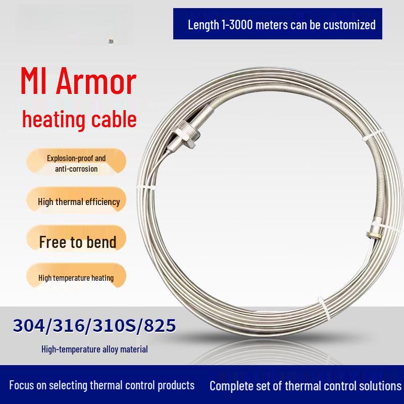 Stainless Steel Armored High-Temperature Heating Cable