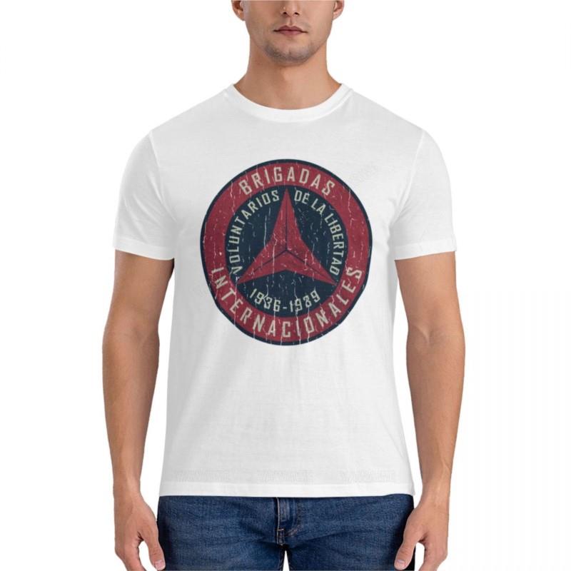 summer men t-shirt black man tshirt International Brigades 1936 - 1939 Active T-Shirt fitted t shirts for men tops men t shirt