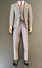 HAMRETHYPPZ 16 Scale Costume, 16 Scale Figure Clothing, Men's Suit, Gray Suit, Gray Suit Vest, Banquet Suit, Ball Costume (body, Head, Shoes, Etc.