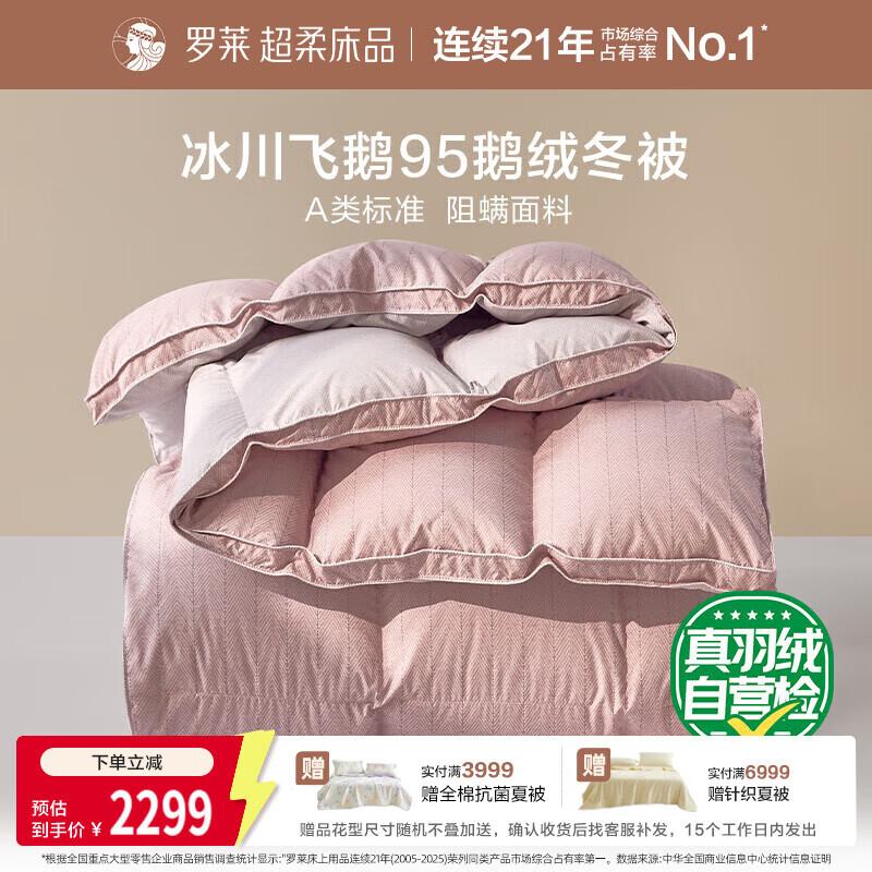 LUOLAI Home Textiles 95% Goose Down Anti-Mite Winter Duvet