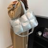 Large-capacity Bag Women's 2025 New Winter Versatile Simple Shoulder Bag Texture Portable Class Commuter Tote Bag