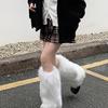 Faux Furs Leg Warmer,Y2K Warm Cozy Fuzzy Leg Warmer Boot Cuffs Cover for Womens