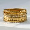 Elegant Dames Volledig Diamanten Armband in 18K Verguld Roestvrij Staal – Veerkrachtig, High-End Ontwerp
