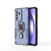 For Samsung Galaxy A56 5G Phone Case WANLONFENG PC TPU Back Cover Kickstand with Tempered Glass