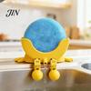 Draining Rack for Kitchen 3D Printed Smiling Face Sponge Holder, Cartoon Character Dish Drying Hollow Diversion Holder with Drainage Design,