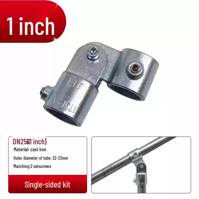 4/6-Point Galvanized Pipe Connectors: No-Weld Sunroom Shelf Couplings