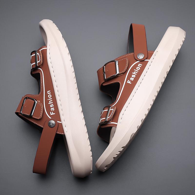 Fashion Mens Trendy Open Toe Breathable Sandals Summer Comfortable  Sole Non Slip Casual Shoes For Mens Outdoor Hiking Activities