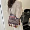 Tassel Fringe Shoulder Bag Large Capacity Bohemian Shoulder Bag Handbag with Coin Purse  Travel