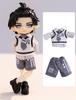 YMY Obitsu 11cm Doll Clothes Uniform Set Tie Waistcoat for BJD Dolls Boy's (Shirt + + + Pants) 1/12 (Blue)