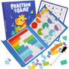 Educational Math Manipulative Magnetic Fraction Board For Kindergarten Learning