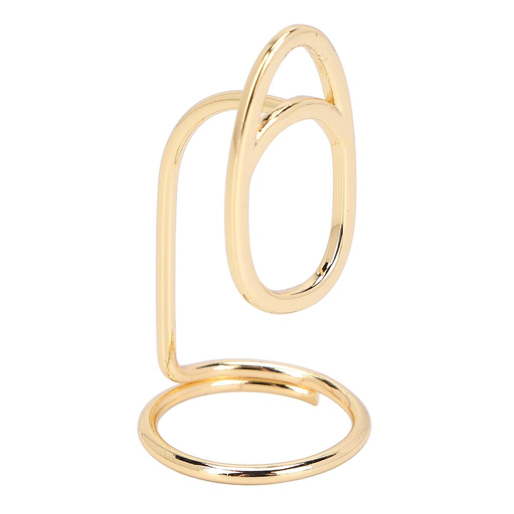 Nail Art Fingernail Rings Unique Stylish Women Finger Nail Cover Ring Decoration Jewelry GiftGold
