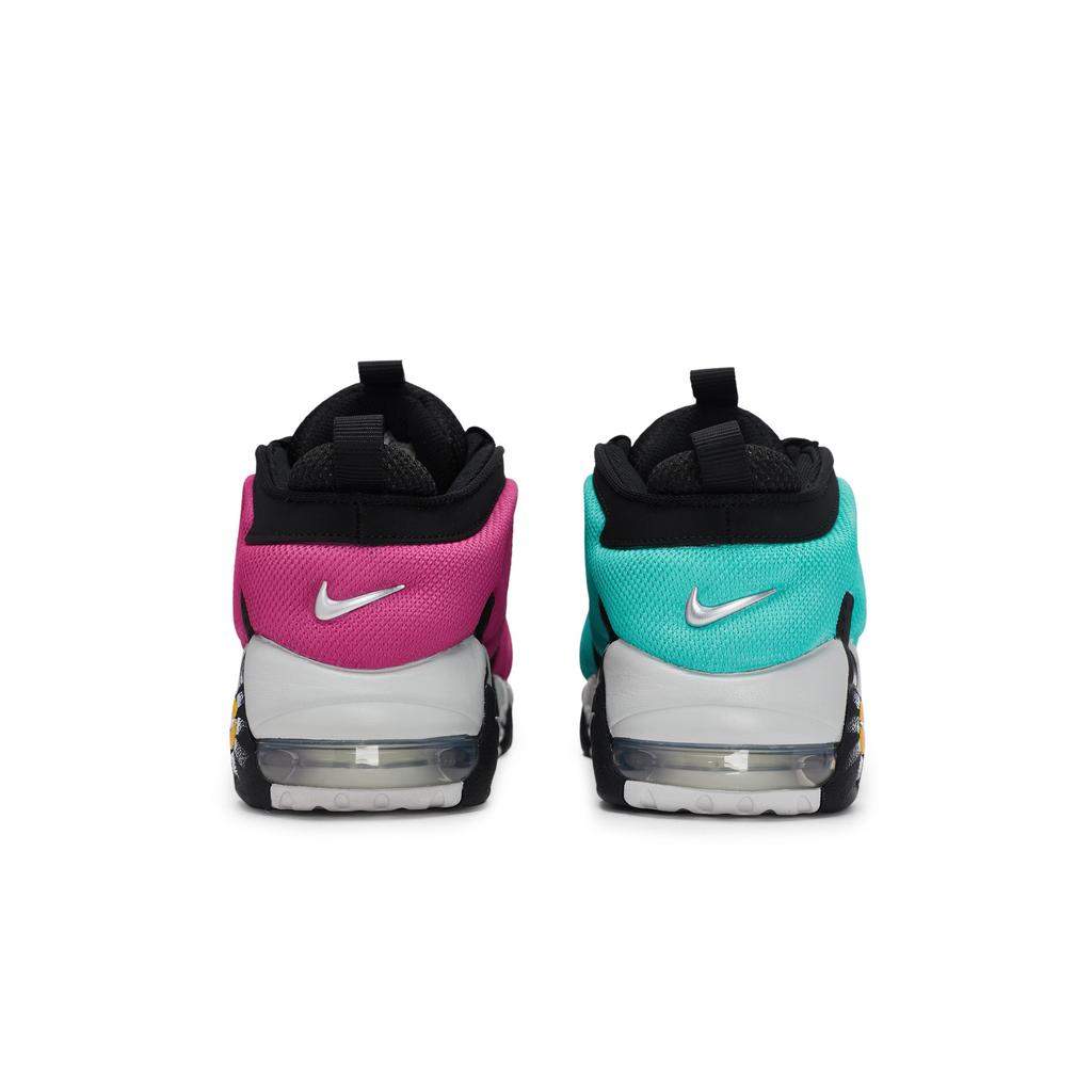 Nike Air More Uptempo Basketball Shoes Unisex Low Top Yellow/Pink FZ3055-001(Team80-S-BOX)
