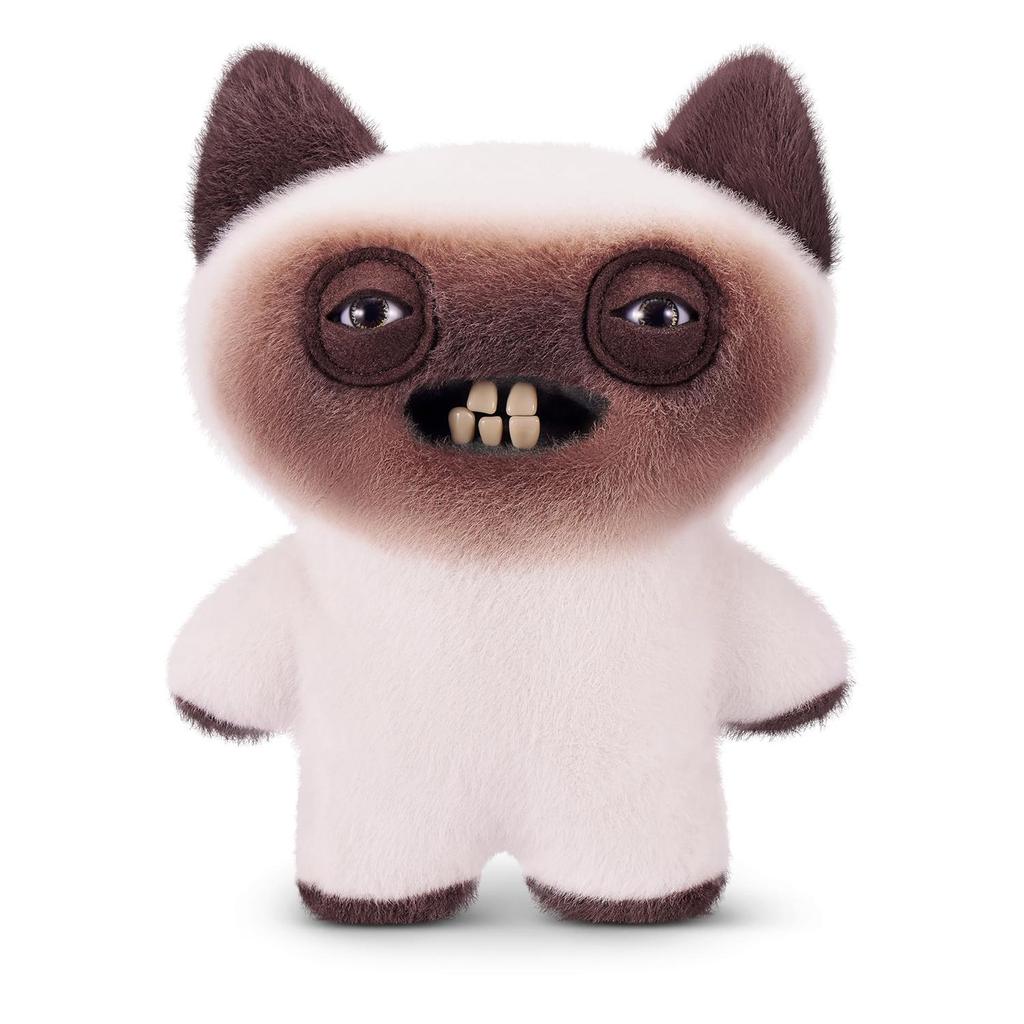 FUGGLER Alley Cats 9-Inch Plush Toy by ZURU - Funny Ugly Monster Stuffed Animal with Human-Like Teeth