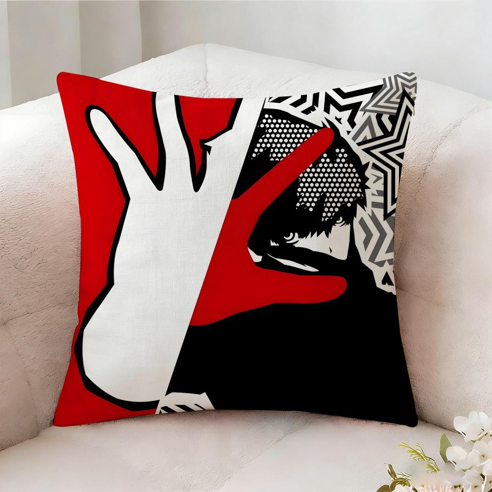 PPersonaS ANIME Pillow Case Pillowcase Doublesided Printed Sofa Cushion Bedroom Headboard Pillow
