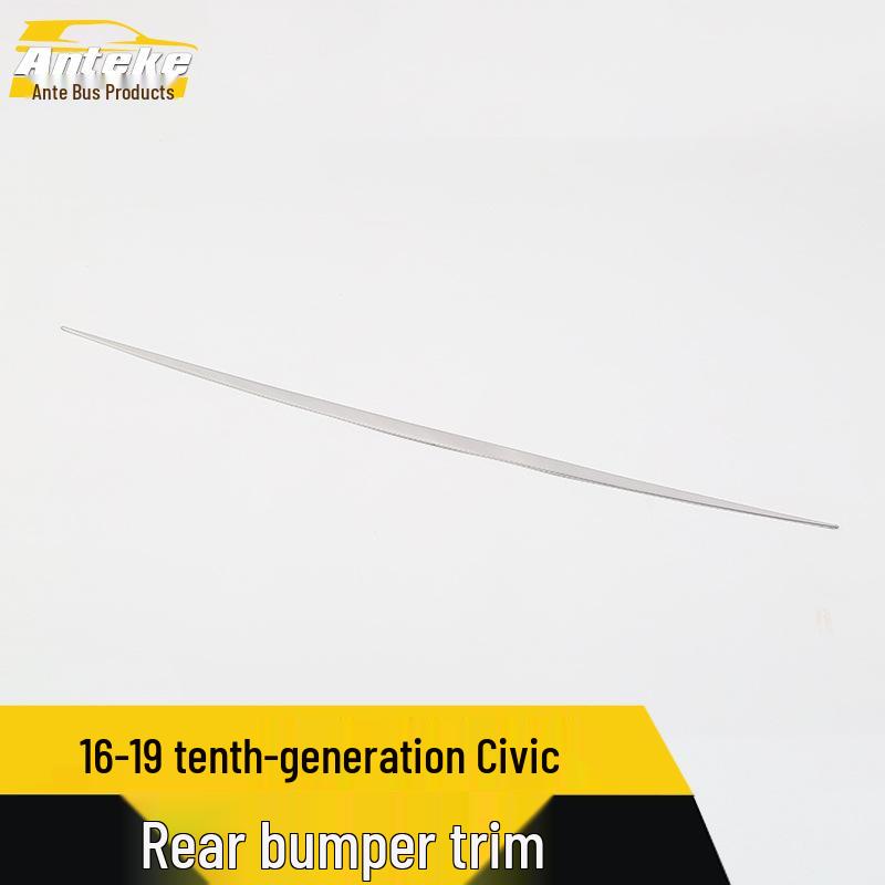 Tenth Gen Civic 16-19 Rear Bumper Anti-Scratch Trim