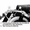 Replace 53803-06 Detachable Rear Docking Hardware Kit Motorcycle Accessory for 1997-2008 Motorbike