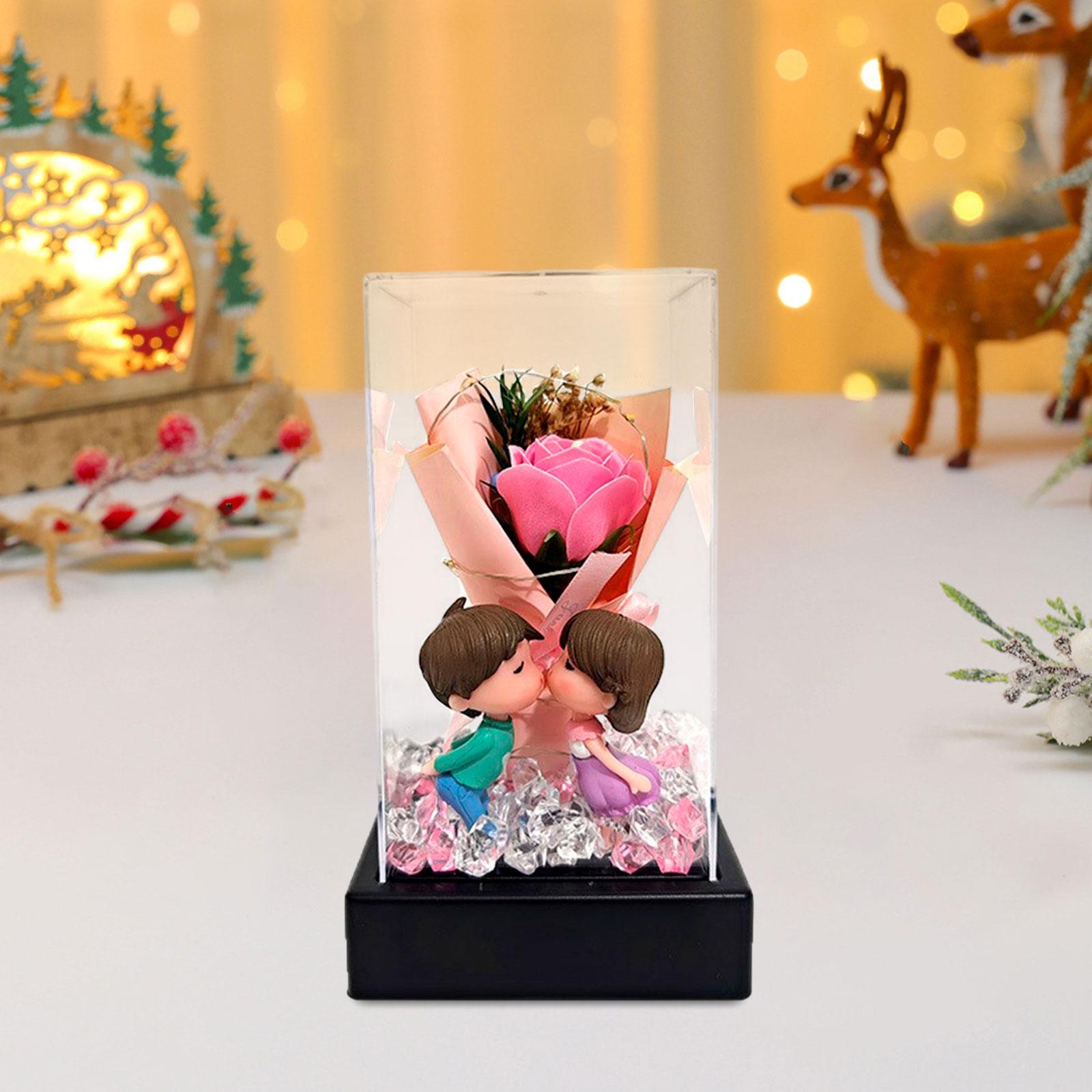 Preserved Rose Bouquet Soap Flower for Valentine s Day Birthday Mothers Day Style A