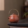 Original Purple Clay Anti-Scald Kung Fu Teapot with Handle - Chinese Style Ceramic Teapot in Gift Box