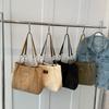 New simple suede shoulder bag women's tote cloth