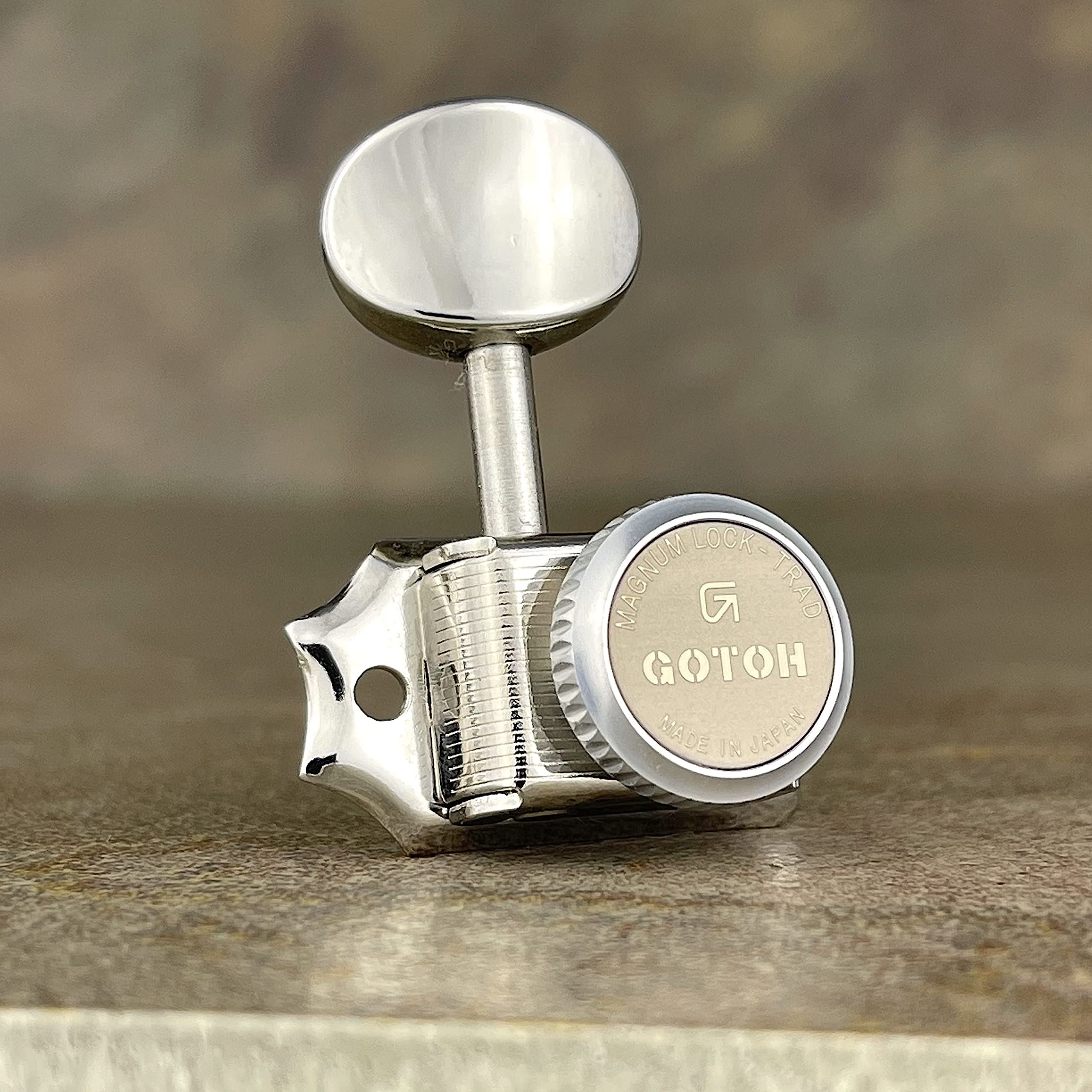 

Gotoh Lock Tuner 6 in a line Magnun Lock Trad Nickel - - (MG-T) -
