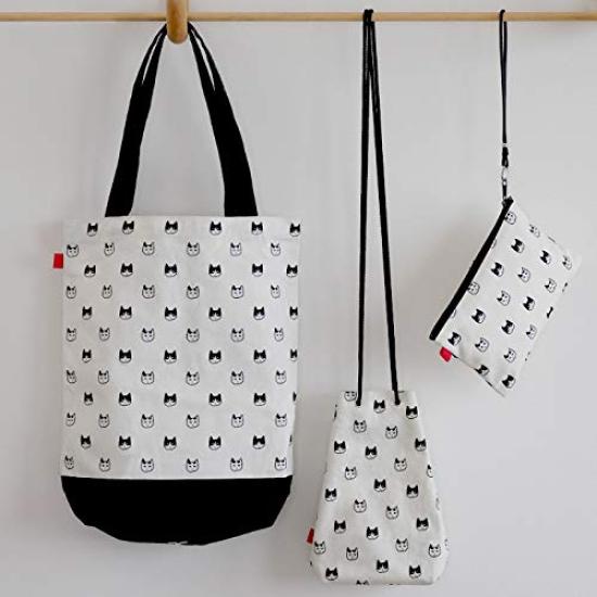 Small Pouch, Multi-purpose Case, Bankbook Holder, Cat Pattern, Men's and Women's, Stylish and Cute, Made In Japan, Cat Goods