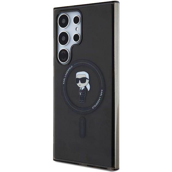 Karl Lagerfeld Klhms24Lhfcknok S24 Ultras928 Czarny/Black Hardcase Iml Ikonik Magsafe