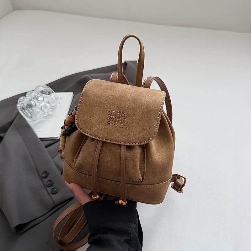 Нишевый колледж рюкзак женский новый осенний модный простой ретро рюкзак для通勤 женский