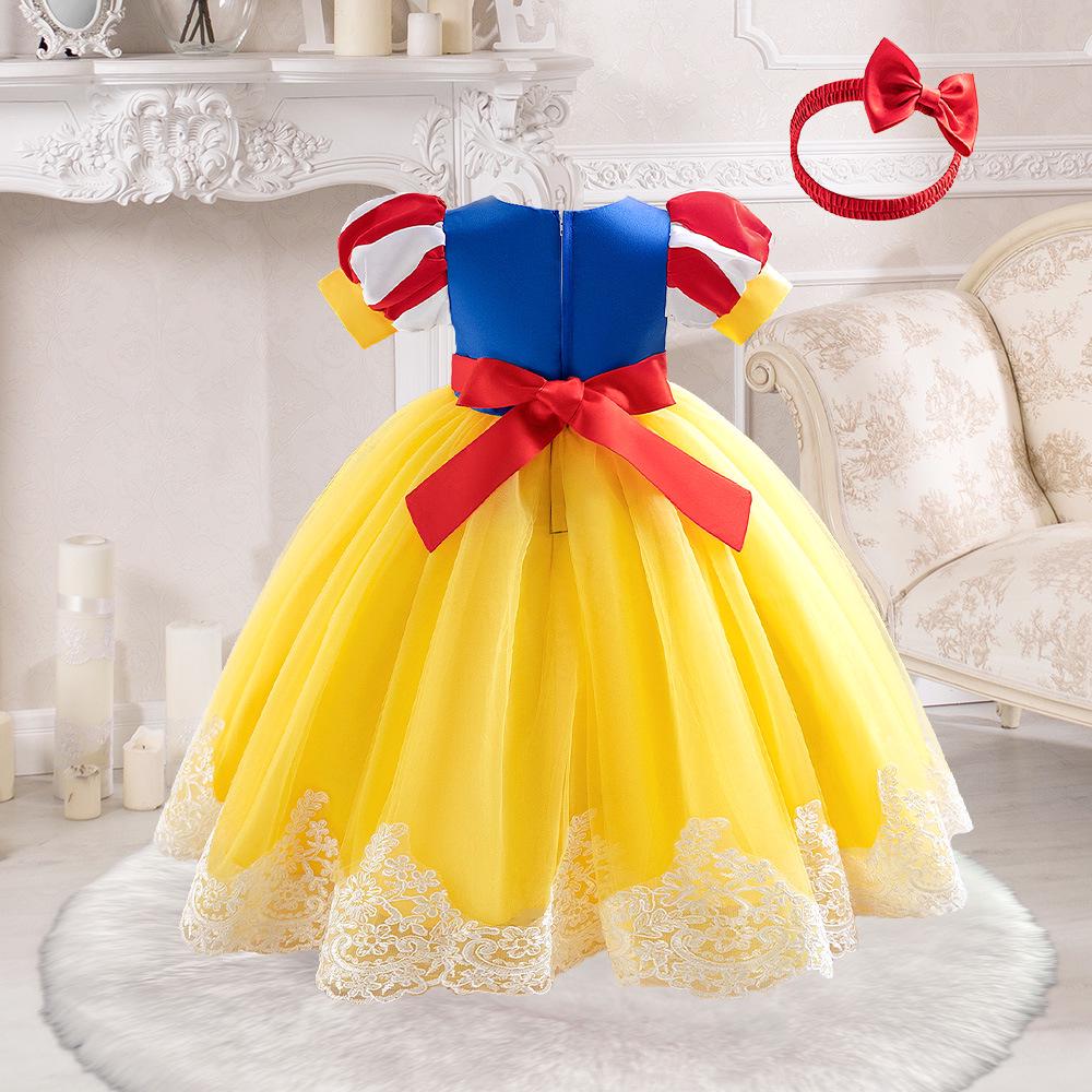 Snow White Baby Cosplay Dress: Toddler's Holiday & Performance Gown