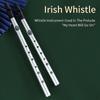 1Pc Authentic Irish Whistle Flute C/D Key Tin Penny Whistle With 6 Holes Perfect Traditional Irish Music Musical Instrument