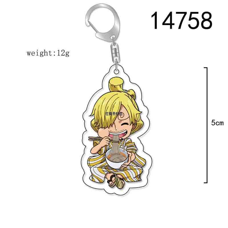 Anime/Cartoon One Piece Keychain/Acrylic Keychain - Luffy, Zoro Acrylic Keychain/Cartoon Keychain Gift