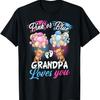 Bears Pink Or Blue Grandpa Loves You Gender Reveal T-Shirt