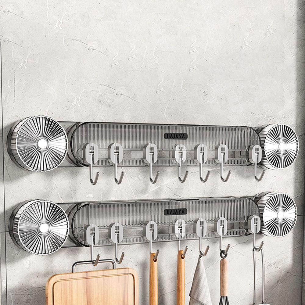 Punch-Free Rotating Suction Cup Holder Strong Load-Bearing Wall Mounted Holder  Kitchen Gadgets