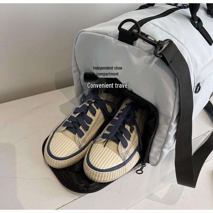 Lightweight Waterproof Duffel Bag for Fitness, Yoga, and Sports – Crossbody Barrel Design