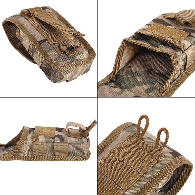 600D Waist Bag Hiking Hunting Military Tactical Molle Pouch Outdoor Storage Pack