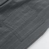 Spring and Autumn Thin Men's Casual Pants Striped Zipper Straight Versatile Simple Suit Pants