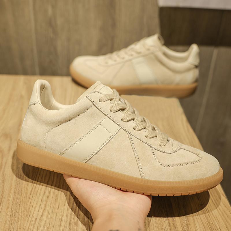 Fashion New Versatile Men's Tenis Masculino Genuine Leather Male Skateboard Footwear Handmade Summer Casual Shoes Leisure Walk Sneakers