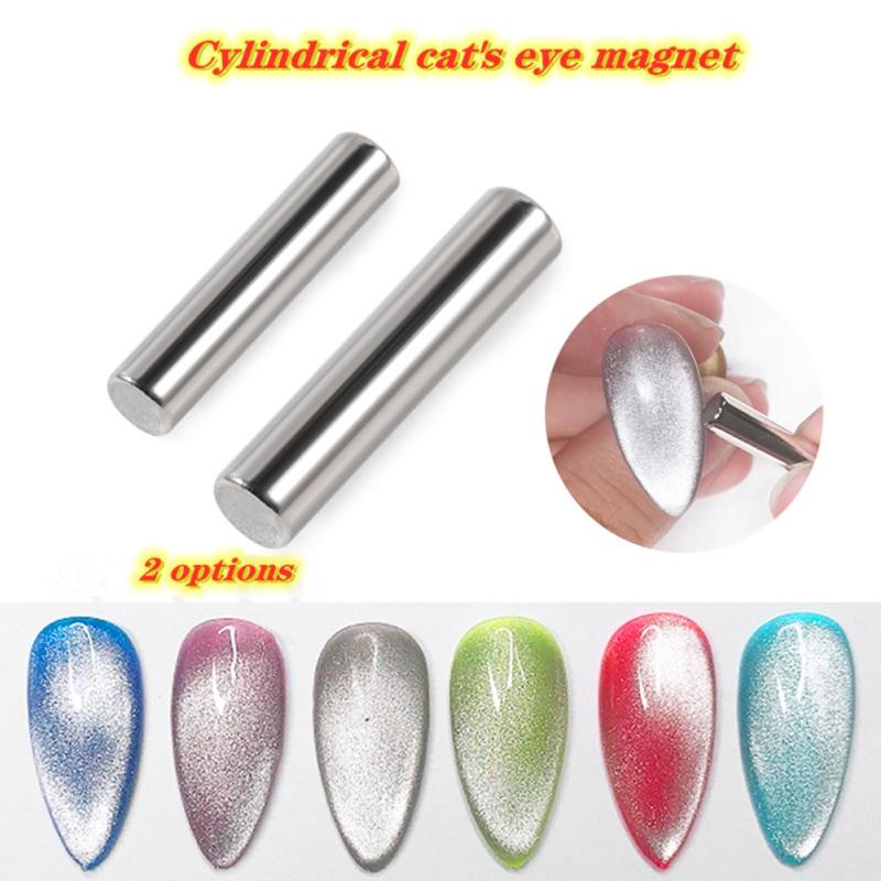 

Магнит с кошачьими глазами, магнит с двойной головкой для УФ-окрашивания, гель-лак для ногтей, маникюрный инструмент для дизайна ногтей